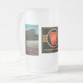 Pennsylvania Railroad Jaarverslag 1960 Matglas Bierpul (Voorkant links)