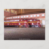 Pennsylvania Railroad (JTFS)Night Photo Shoot Briefkaart (Voorkant)