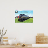 Pennsylvania Railroad Locomotive GG-1 #4800 -2- Poster (Keuken)
