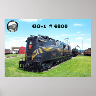 Pennsylvania Railroad Locomotive GG-1 #4800 -2- Poster