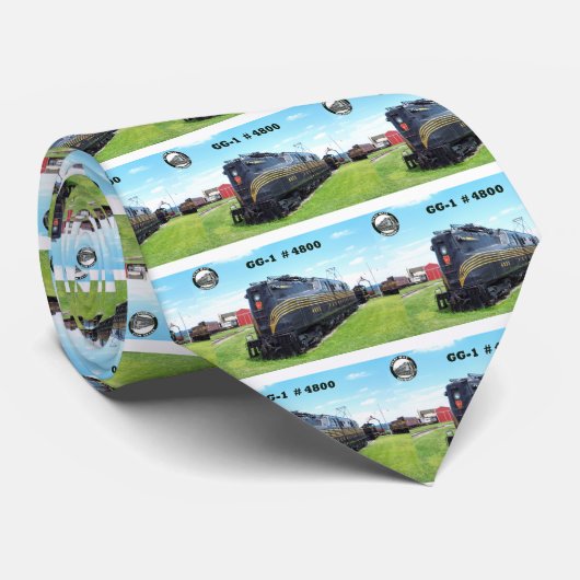 Pennsylvania Railroad Locomotive GG-1 #4800 -2- Stropdas (Opgerold)