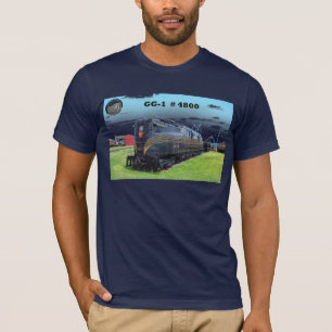 Pennsylvania Railroad Locomotive GG-1 #4800 -2- T- T-shirt
