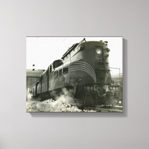 Pennsylvania Railroad Locomotive GG-1 #4800 Canvas Afdruk