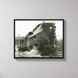 Pennsylvania Railroad Locomotive GG-1 #4800 Canvas Afdruk