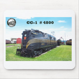 Pennsylvania Railroad Locomotive GG-1 #4800 Mouse Muismat