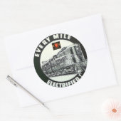 Pennsylvania Railroad Locomotive GG-1 #4800 Ronde Sticker (Envelop)