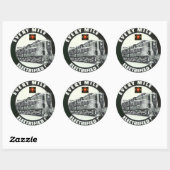 Pennsylvania Railroad Locomotive GG-1 #4800 Ronde Sticker (Vel)