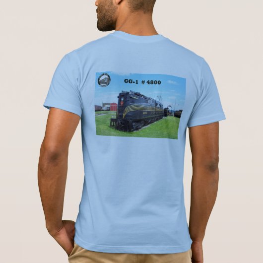 Pennsylvania Railroad Locomotive GG-1 #4800 T-Shir T-shirt (Achterkant)