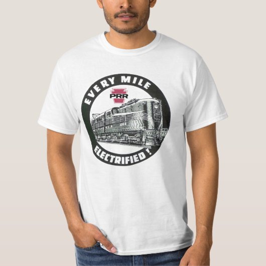 Pennsylvania Railroad Locomotive GG-1 #4800 T-shirt (Voorkant)