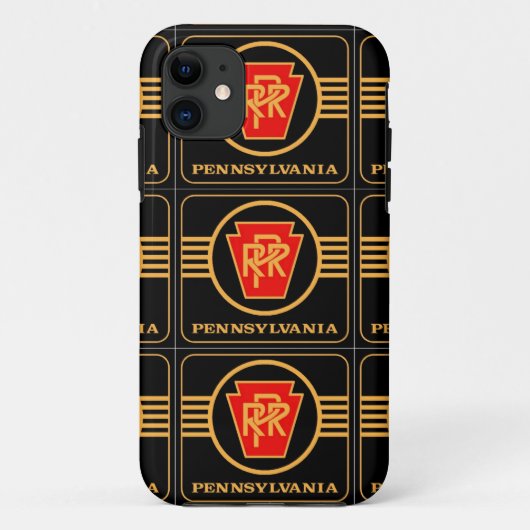 Pennsylvania Railroad Logo, Black & Gold Case-Mate iPhone Case (Achterkant)