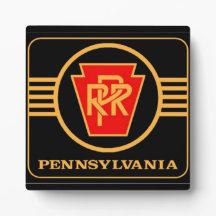Pennsylvania Railroad Logo, Black & Gold