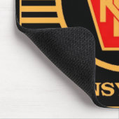 Pennsylvania Railroad Logo, Black & Gold Muismat (Hoek)