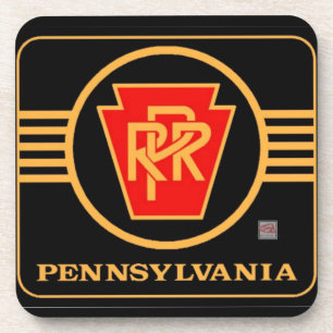 Pennsylvania Railroad logo Hard plastic onderzette Bier Onderzetter