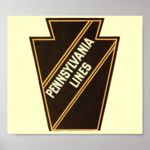 Pennsylvania Railroad  Logo Poster