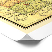 Pennsylvania Railroad Map 1895 Poster (Hoek)