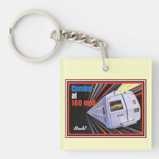 Pennsylvania Railroad Metroliner 1967 Sleutelhange Sleutelhanger (Voorkant)