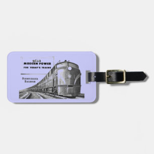 Pennsylvania Railroad Modern Train Power Bagagelabel