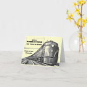 Pennsylvania Railroad Modern Train Power Note Kaar Kaart (Gele Bloem)