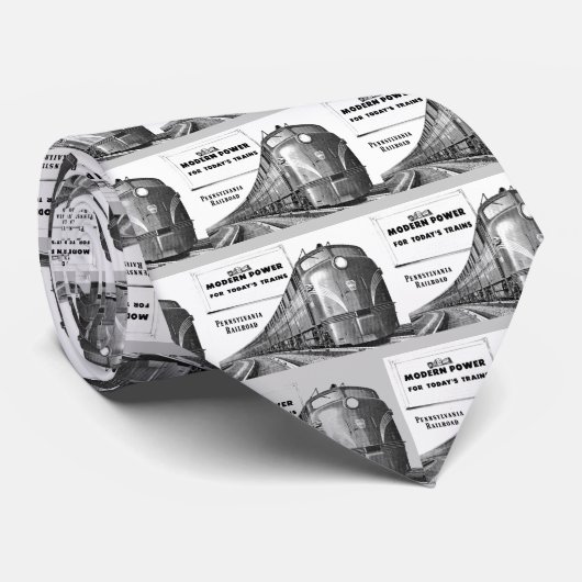 Pennsylvania Railroad Modern Train Power Stropdas (Opgerold)