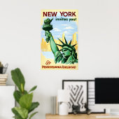  Pennsylvania Railroad New York City Travel Poster (Thuiskantoor)