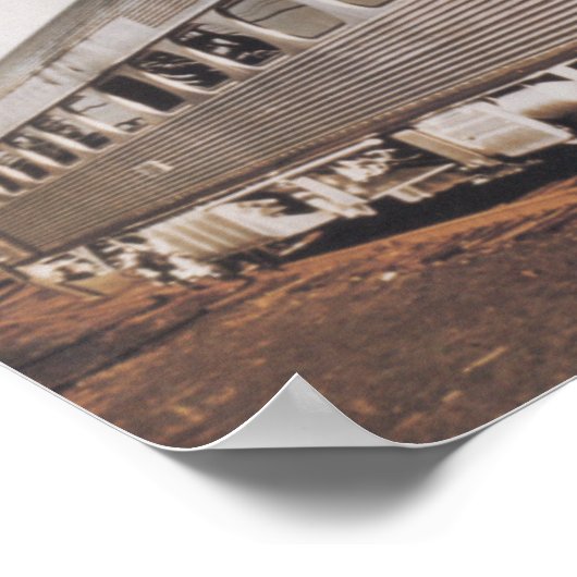 Pennsylvania Railroad Silverliner Electric Coach Poster (Hoek)