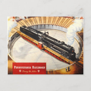 Pennsylvania Railroad Steam Turbine Briefkaart