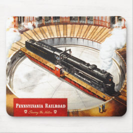 Pennsylvania Railroad Steam Turbine Mousepad Muismat