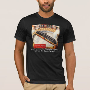 Pennsylvania Railroad Steam Turbine T-shirts