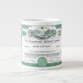 Pennsylvania Railroad Stock Certificate Jumbo Mok