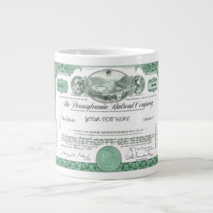 Pennsylvania Railroad Stock Certificate Jumbo Mok