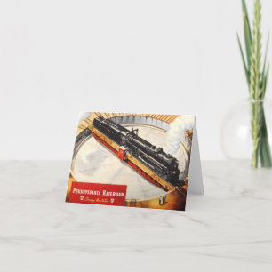 Pennsylvania Railroad Stoomturbine Note Kaart