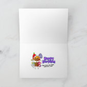 Pennsylvania Railroad Stoomturbine Wenskaart Kaart (Binnen)