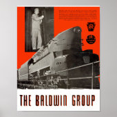 Pennsylvania Railroad T1 Locomotief 6111 Poster (Voorkant)