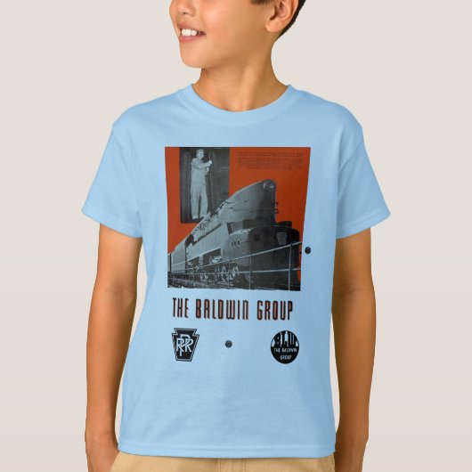 Pennsylvania Railroad T1 Locomotief 6111 T-shirt (Voorkant)