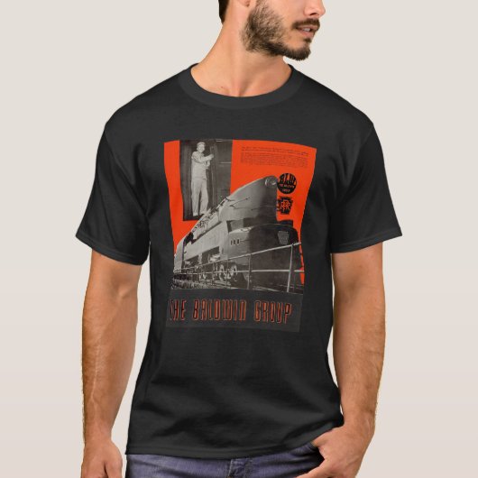 Pennsylvania Railroad T1 Locomotive 6111 T-Shir T-shirt (Voorkant)