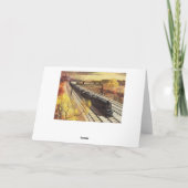 Pennsylvania Railroad Tanker Trains 1942 Birthday Kaart (Achterkant)