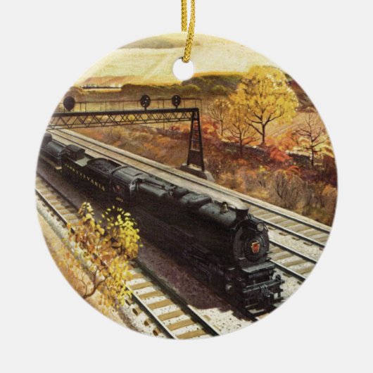 Pennsylvania Railroad Tanker Trains 1942 Keramisch Ornament (Voorkant)