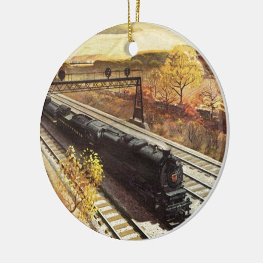 Pennsylvania Railroad Tanker Trains 1942 Keramisch Ornament (Links)