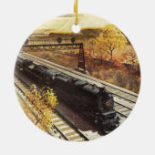 Pennsylvania Railroad Tanker Trains 1942 Keramisch Ornament (Achterkant)