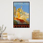 Pennsylvania Railroad to Atlantic City Poster (Keuken)