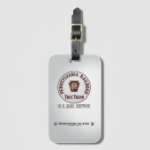Pennsylvania Railroad TrucTrain Service Bagagelabel (Voorkant (verticaal))