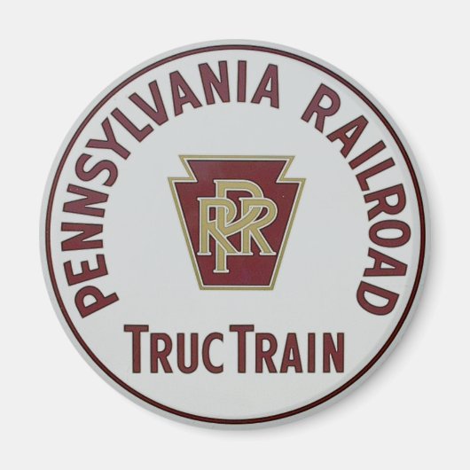 Pennsylvania Railroad TrucTrain Service Magneet (Voorkant)
