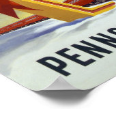  Pennsylvania Railroad Winter Travel Poster (Hoek)