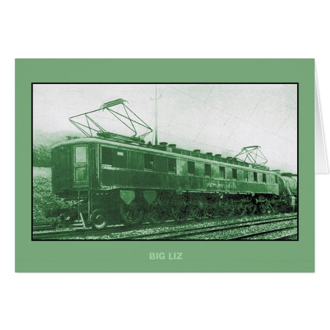 Pennsylvania Railroad's klasse FF1 locomotief (Voorkant Horizontaal)