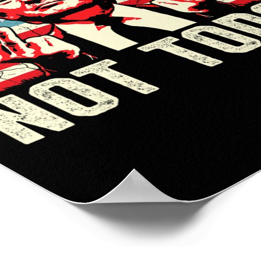 Pennsylvania Rally schieten niet vandaag Poster (Hoek)