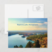 Pennsylvania Raystown Lake Briefkaart (Voorkant / Achterkant)