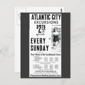 Pennsylvania Reading Seashore Lines 1962 Briefkaar Briefkaart (Voorkant / Achterkant)