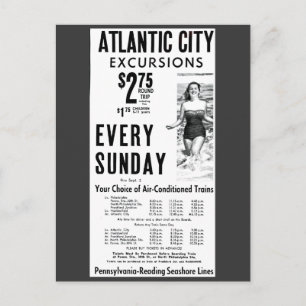 Pennsylvania Reading Seashore Lines 1962 Briefkaar Briefkaart