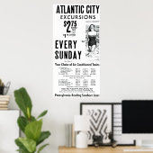 Pennsylvania-Reading Seashore Lines 1962 Poster (Thuiskantoor)