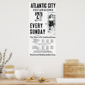 Pennsylvania-Reading Seashore Lines 1962 Poster (Keuken)